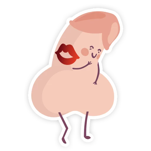 😘 Стикер «Вася the Dick (16+)» для Telegram