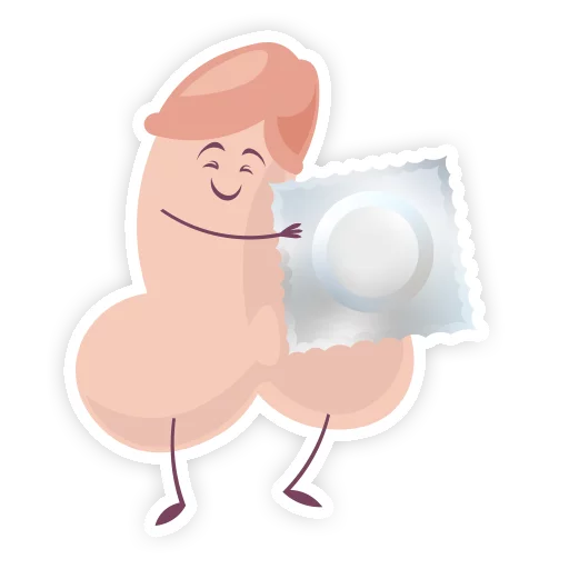 ❤️ Стикер «Вася the Dick (16+)» для Telegram