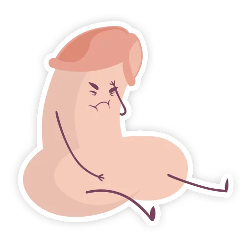 🤦‍♀️ Стикер «Вася the Dick (16+)» для Telegram