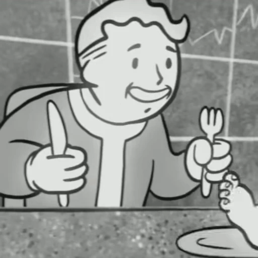 😋 Стикер «Vault Boy» для Telegram