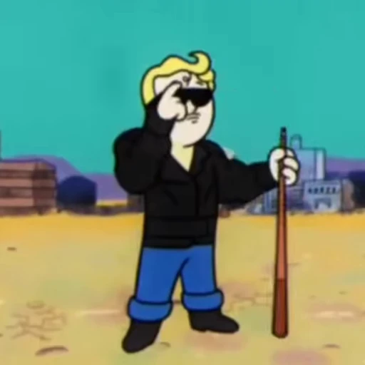 😎 Стикер «Vault Boy» для Telegram