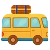 🚐 Эмодзи «В Азию вместе» для Telegram