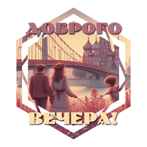 🖼 Стикер «Вечерние для девочек» для Telegram