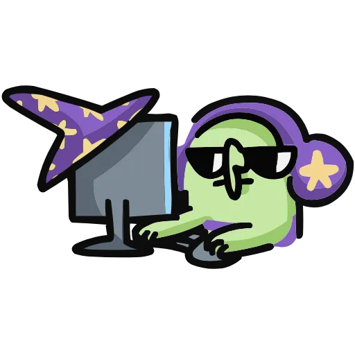 👨‍💻 Эмодзи «Ведьма» для Telegram