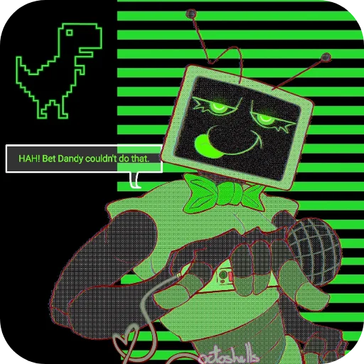 💚 Стикер «Vee / Dandy&;s world» для Telegram