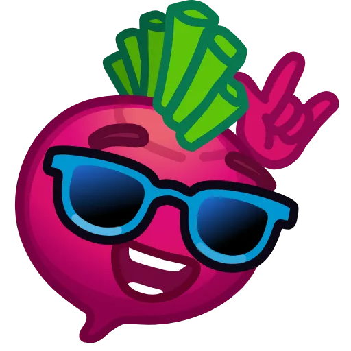 😎 Стикер «Veggies Emoji» для Telegram