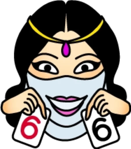 🃏 Стикер «Вуаль» для Telegram
