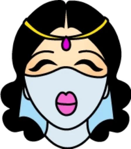 😘 Стикер «Вуаль» для Telegram