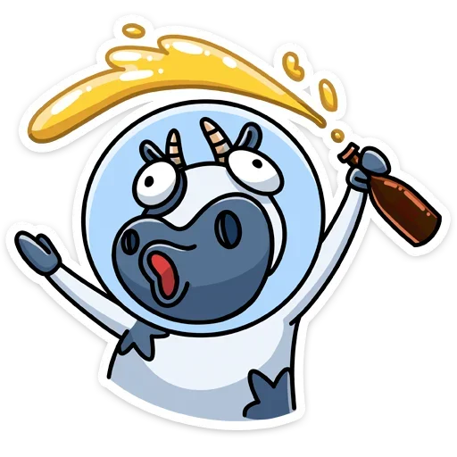 🍾 Стикер «Вэл» для Telegram
