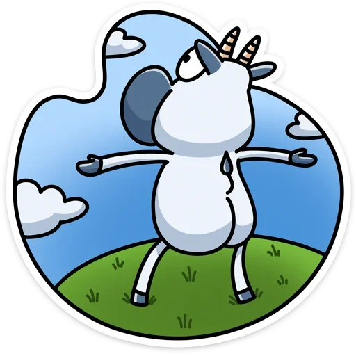 🍑 Стикер «Вэл» для Telegram