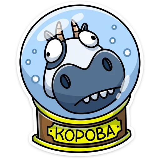 🐮 Стикер «Вэл» для Telegram