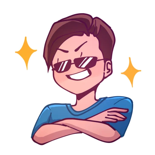😎 Стикер «Веля» для Telegram