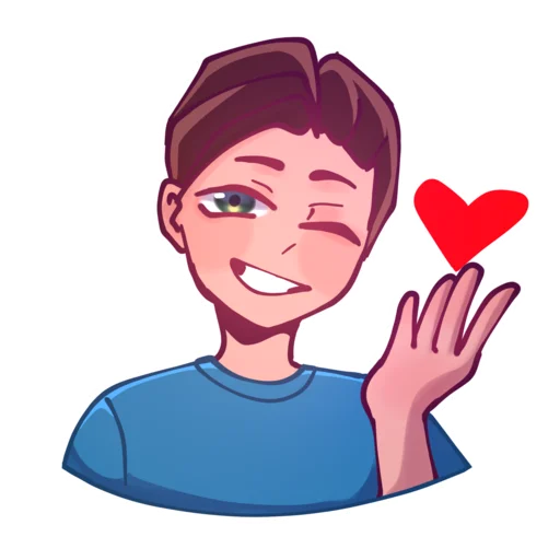 ❤️ Стикер «Веля» для Telegram