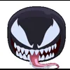 ⚫ Эмодзи «Venom» для Telegram