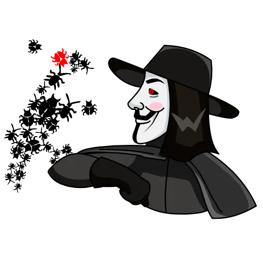 😛 Стикер «Vendetta Guy» для Telegram