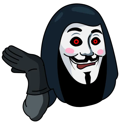 😘 Стикер «Vendetta Guy» для Telegram