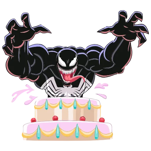 🎂 Эмодзи «Веном» для Telegram