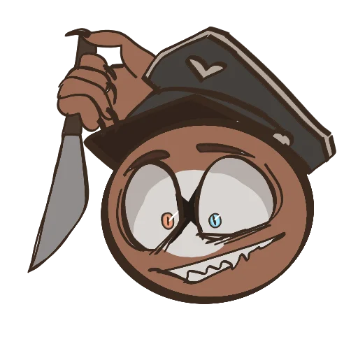 😈 Стикер «Чернобыль в зоне риска» для Telegram
