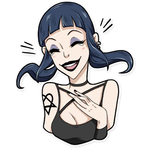 Стикерпак Bad Girl для Telegram — скачать