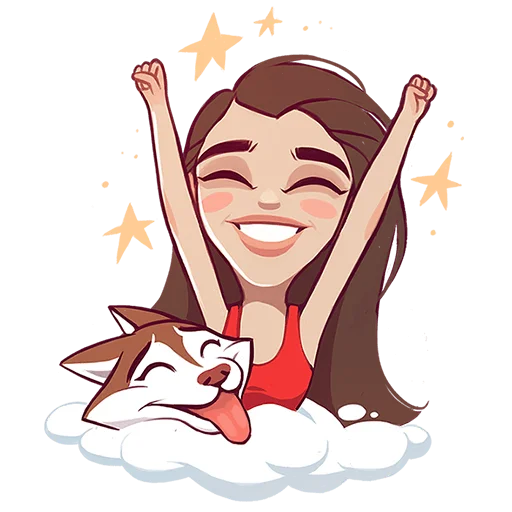 🥳 Стикер «Veryire & Space» для Telegram