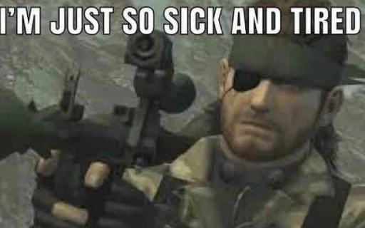 😖 Стикер «Metal Gear» для Telegram