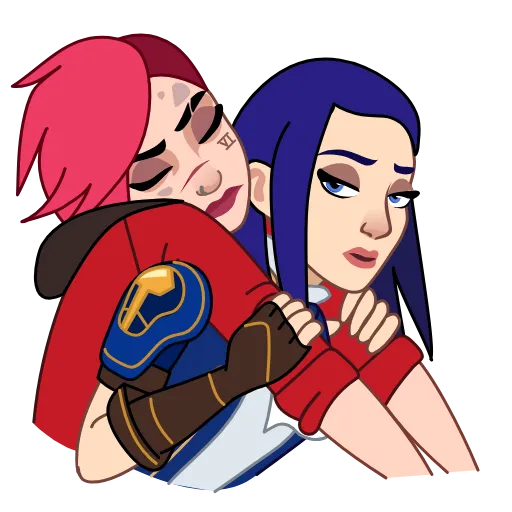 ✊ Стикер «Vi & Caitlyn» для Telegram