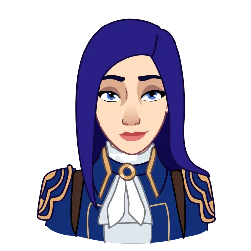 ☺️ Стикер «Vi & Caitlyn» для Telegram