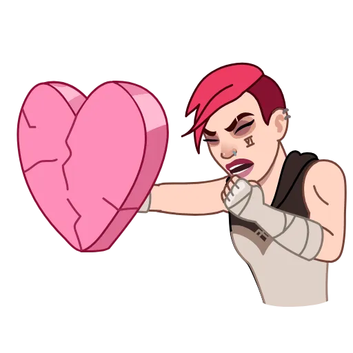 💔 Стикер «Vi & Caitlyn» для Telegram
