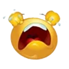 😭 Эмодзи «😍 Набор эмоджи с колобками из Viber» для Telegram