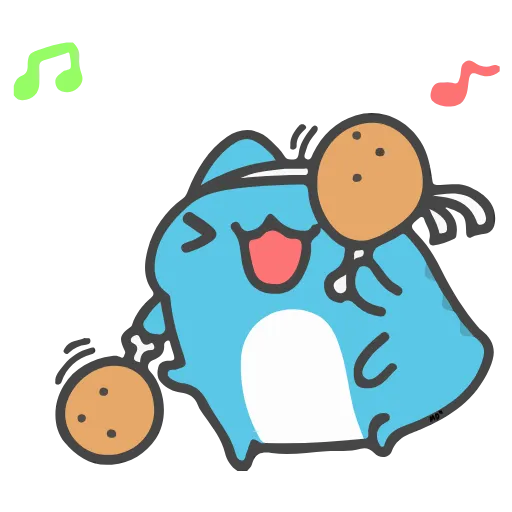 🎶 Стикер «vibin&; to music» для Telegram