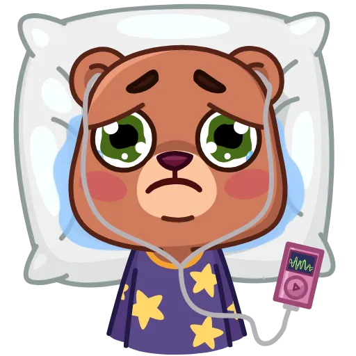 😢 Стикер «vibin&; to music» для Telegram