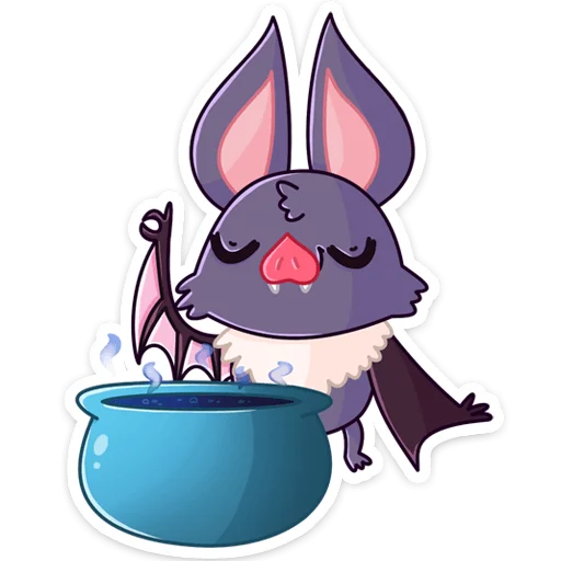 🍵 Стикер «Малютка Вик» для Telegram