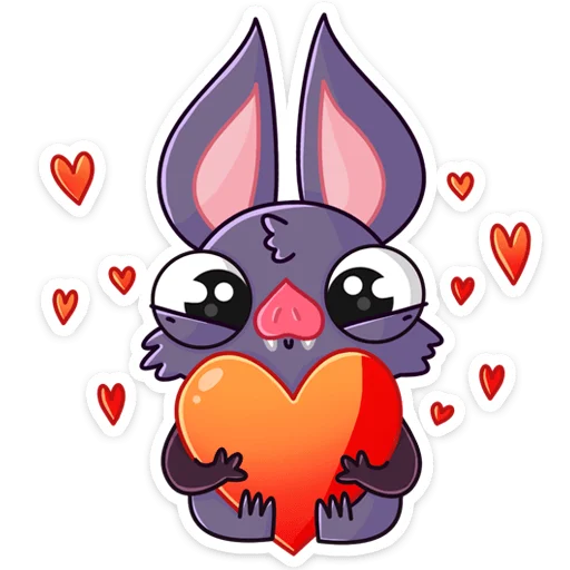 ❤️ Стикер «Малютка Вик» для Telegram