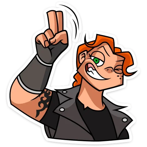 ☝️ Стикер «Виктория» для Telegram
