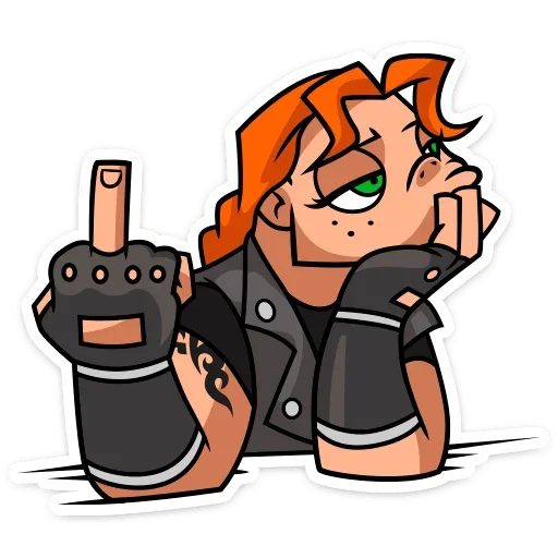 🖕 Стикер «Виктория» для Telegram