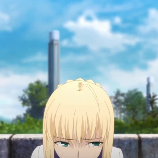 😒 Стикер «Artoria Saber UBW» для Telegram