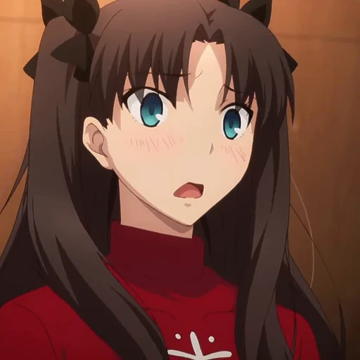 😳 Стикер «Rin Tohsaka Рин Тосака» для Telegram