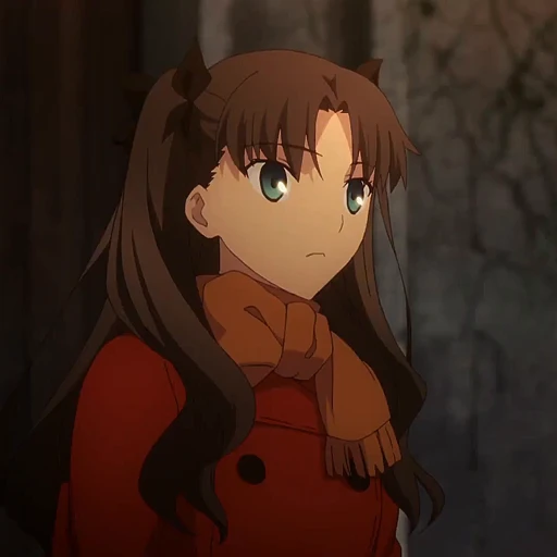 🫤 Стикер «Rin Tohsaka Рин Тосака» для Telegram