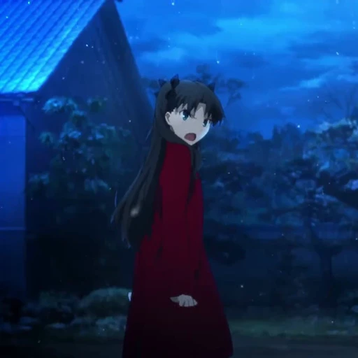 😠 Стикер «Rin Tohsaka Рин Тосака» для Telegram