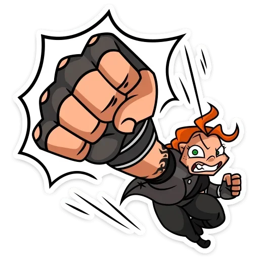 👊 Стикер «Виктория без надписей» для Telegram