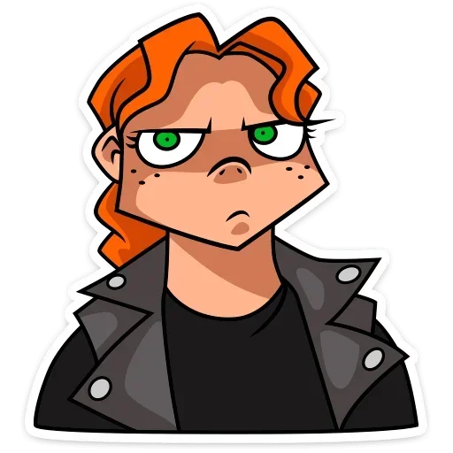 😐 Стикер «Виктория без надписей» для Telegram