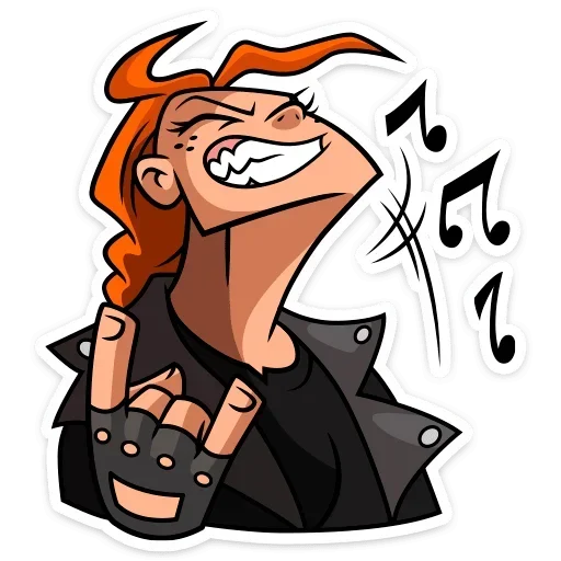 🤘 Стикер «Виктория без надписей» для Telegram