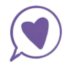 ❤️ Эмодзи «violet magic» для Telegram
