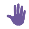 ✋ Эмодзи «violet magic» для Telegram