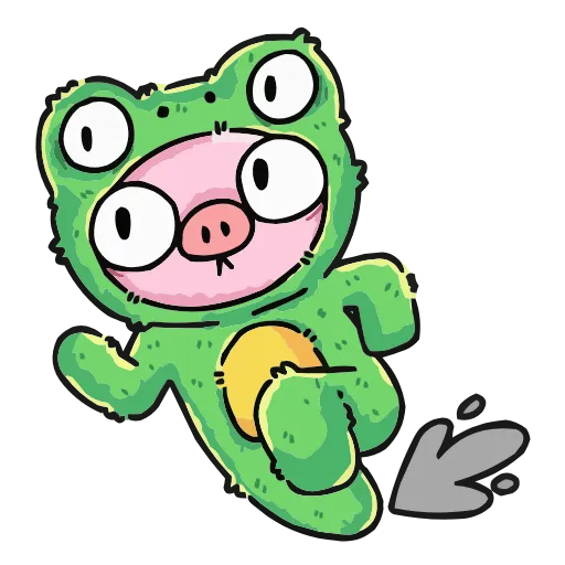 🏃‍♂️ Эмодзи «Свинка» для Telegram