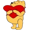 ❤️ Эмодзи «Винни Пух» для Telegram