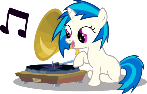 😇 Стикер «Vinyl» для Telegram