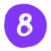 8️⃣ Эмодзи «Фиолетовый алфавит» для Telegram