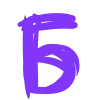 💜 Эмодзи «Фиолетовый алфавит» для Telegram