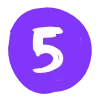 5️⃣ Эмодзи «Фиолетовый алфавит» для Telegram